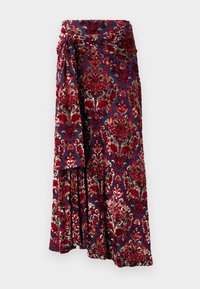 Falda larga - tapestry/navy/burgundy/red/cream