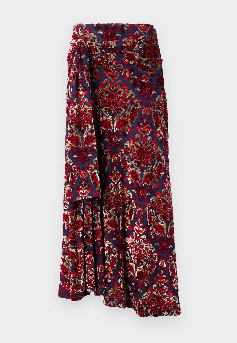 Rabanne Gonna lunga - tapestry/navy/burgundy/red/cream/beige - Zalando.it