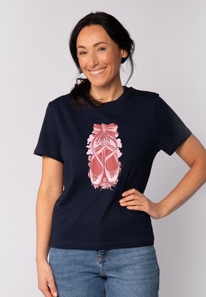 BALLETTSCHUHE - T-shirt imprimé - french navy