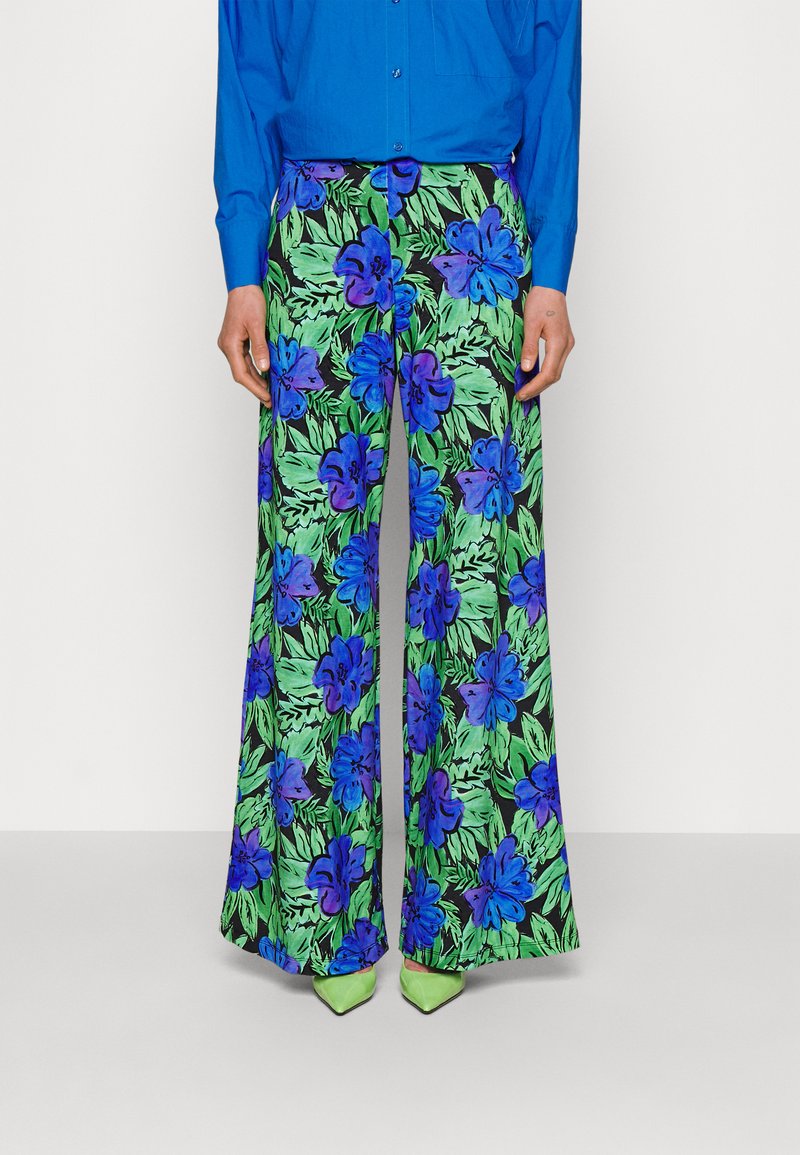 Stieglitz DANAE PALAZZOS Broek berry/donkerblauw Zalando.nl