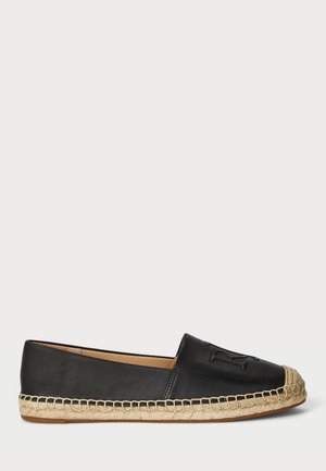 CAMERYN NAPPA LEATHER ESPADRILLE - Loafers - black