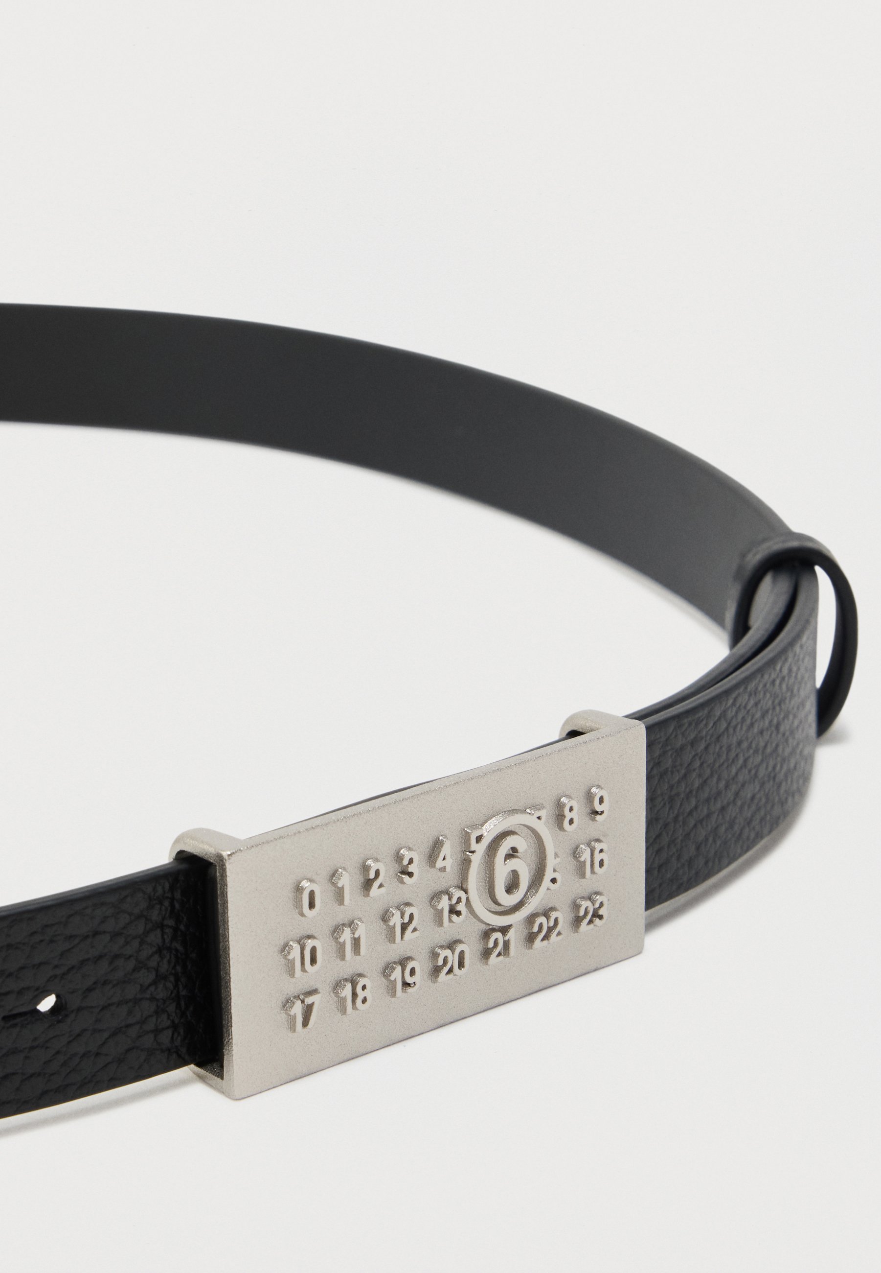 MM6 Maison Margiela NUMERIC BELT UNISEX - Belt - black - Zalando