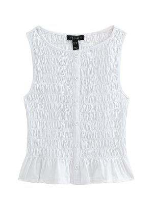 New Look, FLARED HEM - Débardeur - white