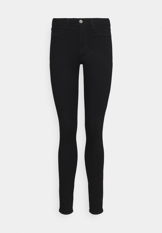 Farkkuleggingsit - black rinse