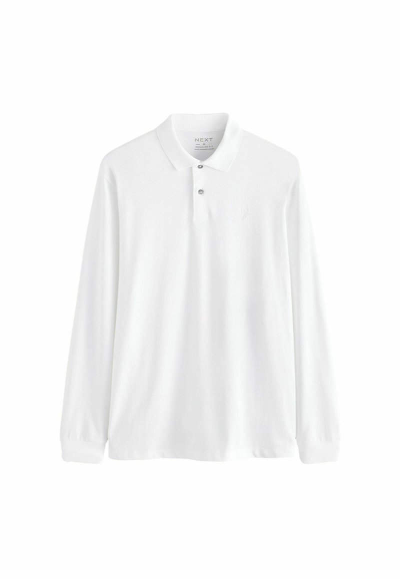 Next LONG SLEEVE  - REGULAR FIT - Polosärk - white