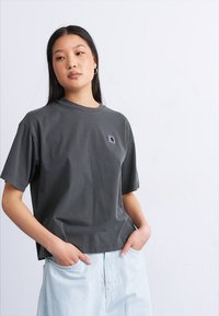 Carhartt WIP NELSON - T-shirts basic - charcoal