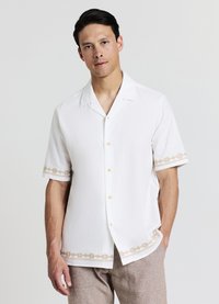 Calliope BOWLING RICAMO - Camicia - bianco lana