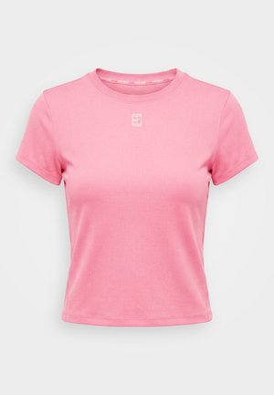 Nike Performance, NIKECOURT ADVANTAGE  - Sport T-shirt - peony/white