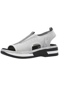 Rieker Platform sandals - argent/platine