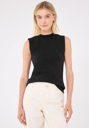 Street One Studio, BASIC TOP MIT TURTLE NECK IN UNIFARBE - Top - black