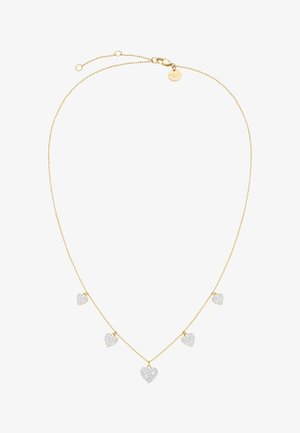 Rosefield MULTI HEARTS NECKLACE - Collier - gold-coloured