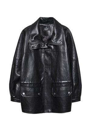 EFFECT MEDIUM-LENGTH - Pitkä takki - black