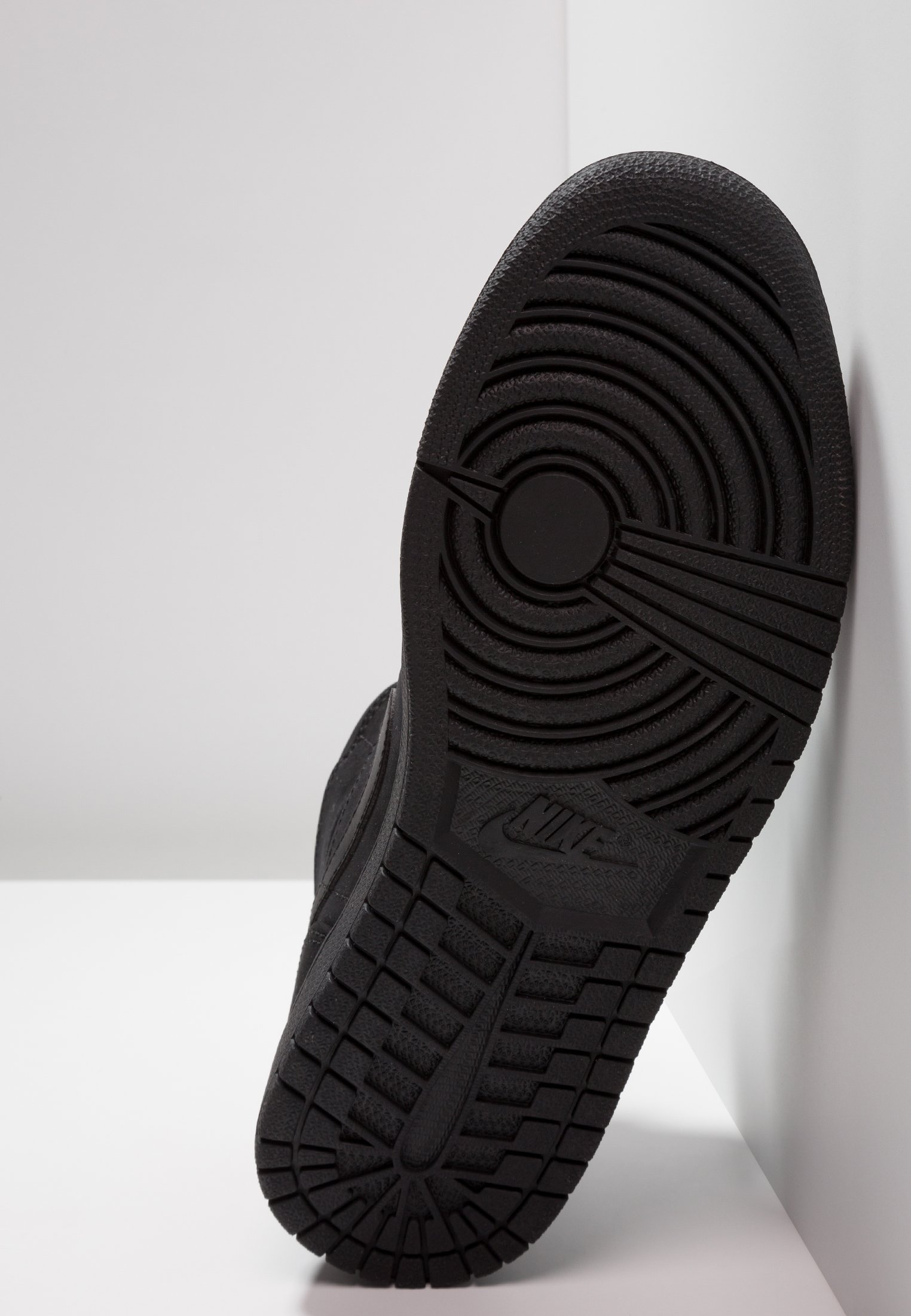 Jordan AIR JORDAN 1 MID - Sneakers hoog - black/dark grey/Zwart - Zalando.nl