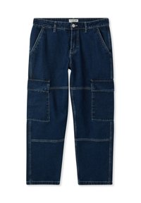 OVER - Jeans a sigaretta - blu denim scuro