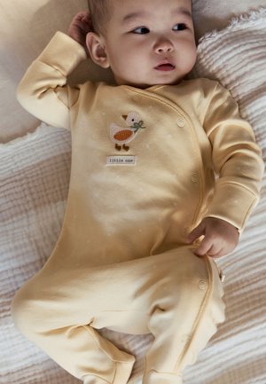 Next, REGULAR FIT - 3 PACK BABY SLEEPSUITS  . - Tutina - yellow