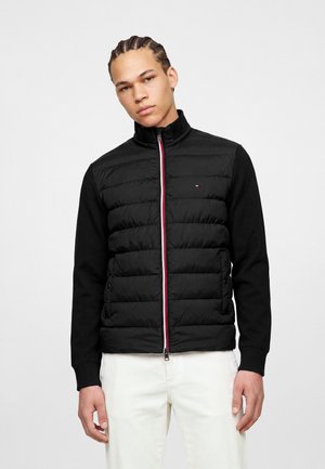Tommy Hilfiger ESSENTIAL MIX MEDIA STAND COLLAR  - Veste mi-saison - black