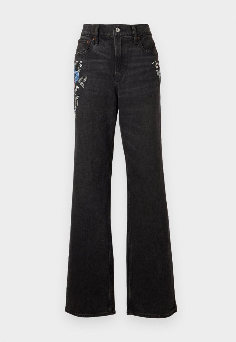 Abercrombie & Fitch Relaxed fit jeans zwart denim/blackdenim Abercrombie & Fitch Relaxed fit jeans zwart denim/blackdenim
