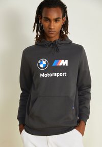 Puma - BMW MMS HOODIE  - Luvtröja - black Miniatyrbild 1