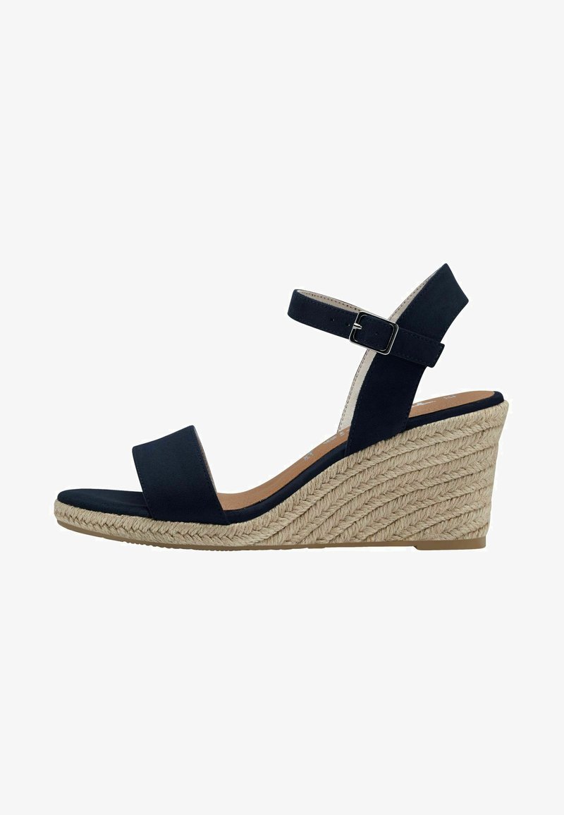 Tamaris Sandales compensées - navy
