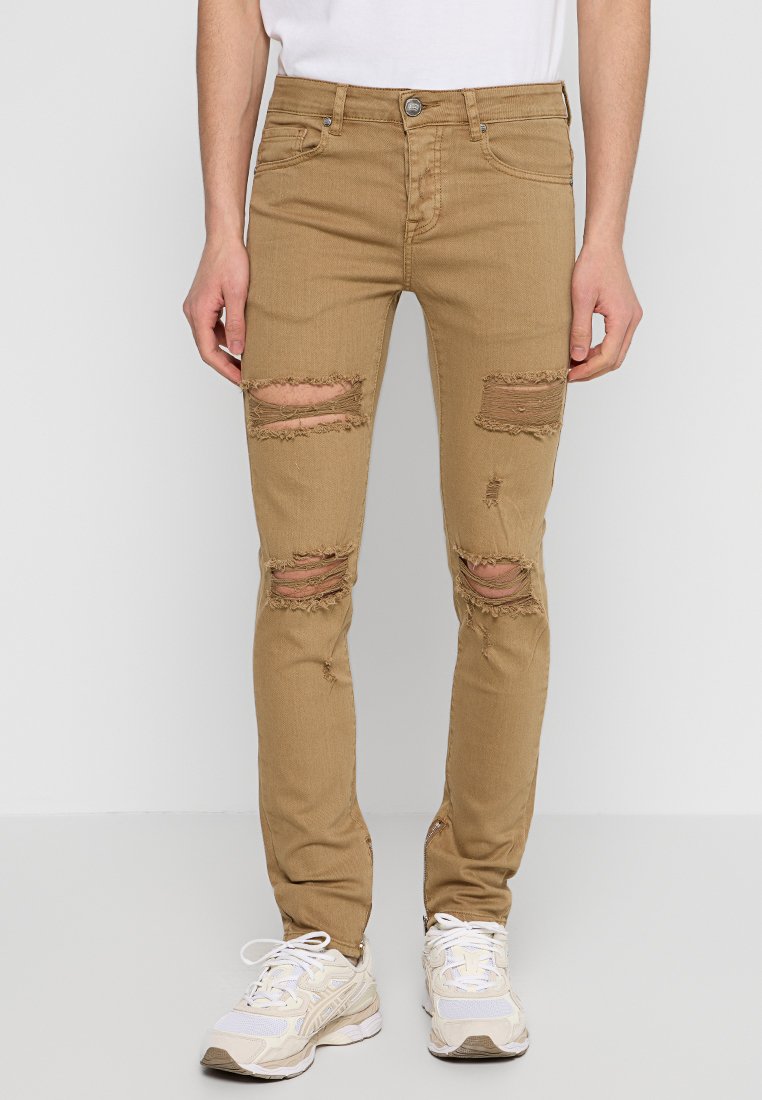 Sixth June Jeans Skinny Fit zandkleur Sixth June Jeans Skinny Fit zandkleur