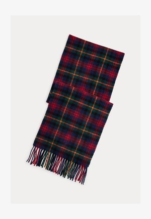 Polo Ralph Lauren TARTAN FRINGE WOOL SCARF - Šalle - red/multi