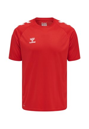 Hummel XK CORE POLY - Sport T-Shirt - true red