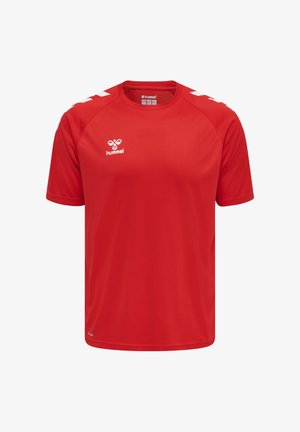 Hummel XK CORE POLY - Sport T-Shirt - true red