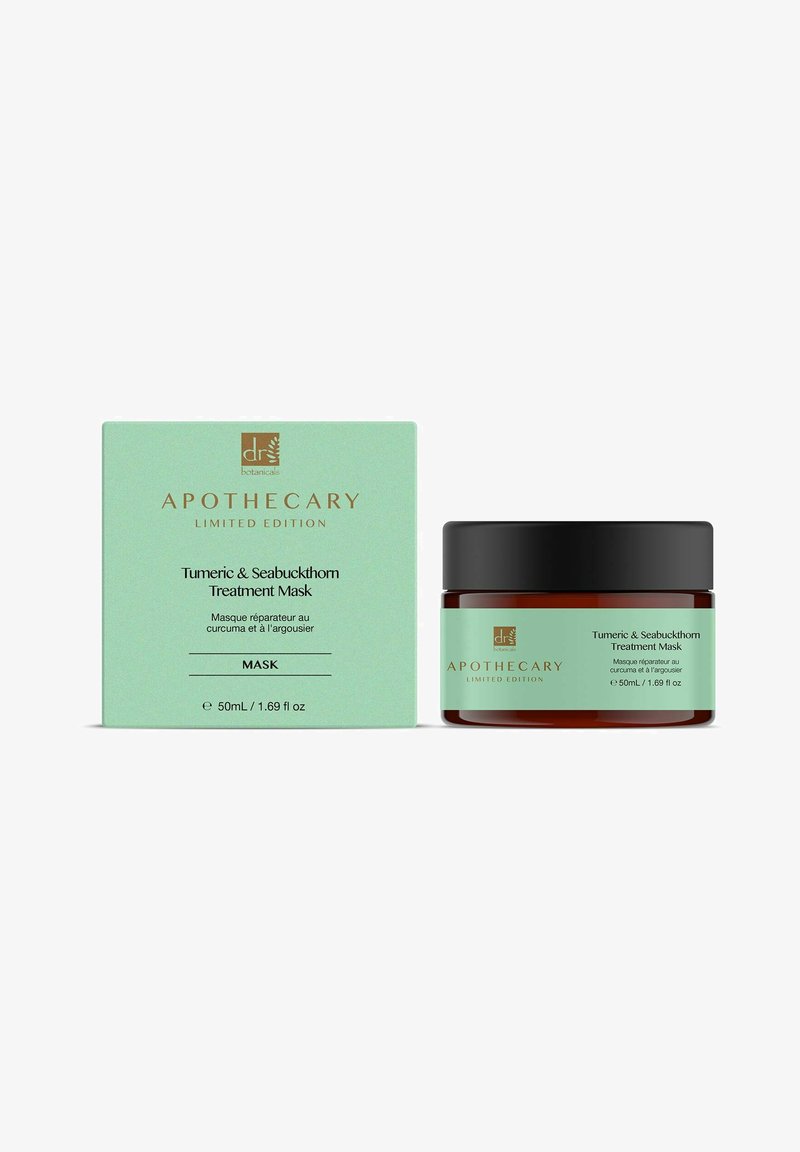 Dr Botanicals TURMERIC & SEABUCKTHORN SUPERFOOD RESTORING TREATMENT MASK 50ML brązowy