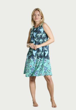 A-LINE FLORAL - Pludmales piederums - türkis