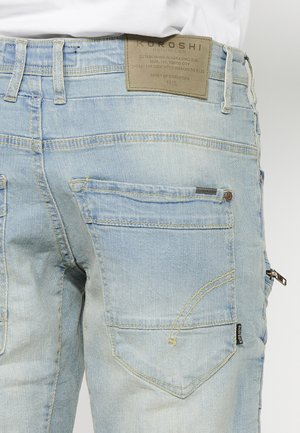 STRETCH REGULAR FIT - Denimshorts - azul cl   light blue