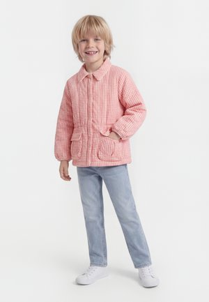 Copenhagen Colors HOUNDSTOOTH QUILTED UNISEX - Ελαφρύ μπουφάν - light pink