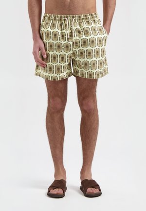 PALM BADGE - Badeshorts - pastel yellow