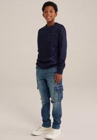 WE Fashion BLUE RIDGE - Ravne kavbojke - blue