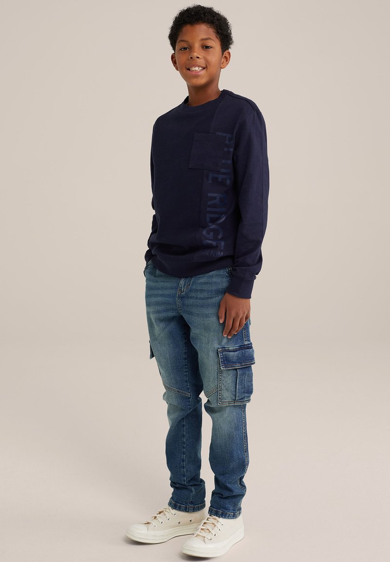 WE Fashion BLUE RIDGE - Ravne kavbojke - blue