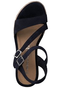 Marco Tozzi Wedge sandals - navy
