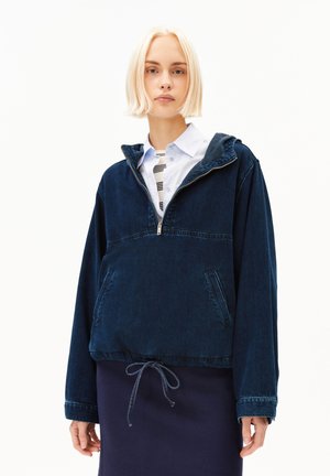ARMEDANGELS, HOODED - Giacca di jeans - fluid ink