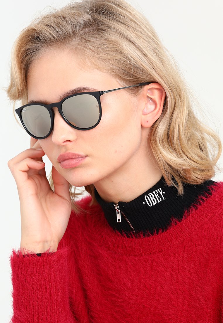 Ray-Ban ERIKA UNISEX - Zonnebril - light brown/zwart - Zalando.nl