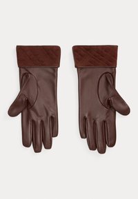 GLOVE - Pirštinės - deep mahogany