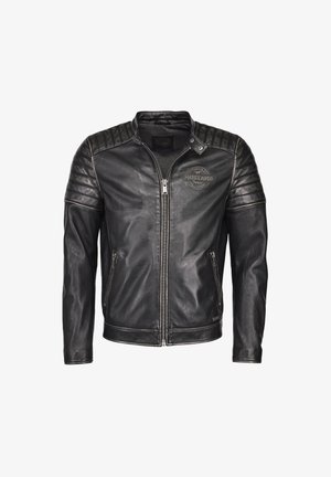 Veste en cuir - vintage black