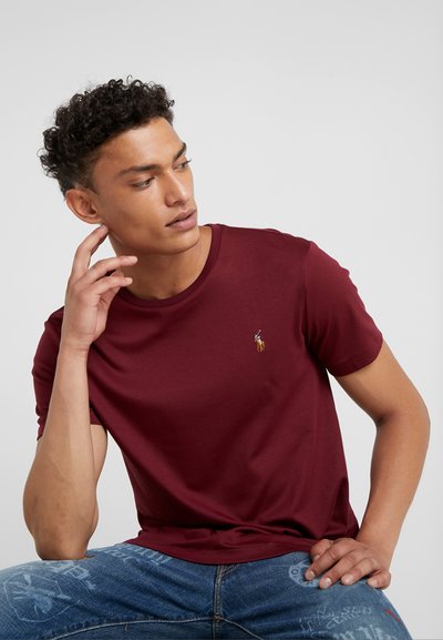 Polo Ralph Lauren CUSTOM SLIM FIT SOFT COTTON T-SHIRT - T-shirt básica - classic wine