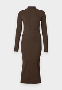 VMAVERY HIGHNECK CUTOUT CALF - Jumper dress - chocolate torte