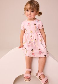 Next REGULAR FIT-SHORT SLEEVE - Päevakleit - pink