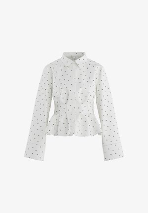 HYPEDROP, LONG SLEEVED SHIRT HDUNDINE PLEATED - Chemisier - white