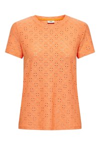 JDY 2ER-SET KURZARM RUNDHALS - Basic T-shirt - neon orange