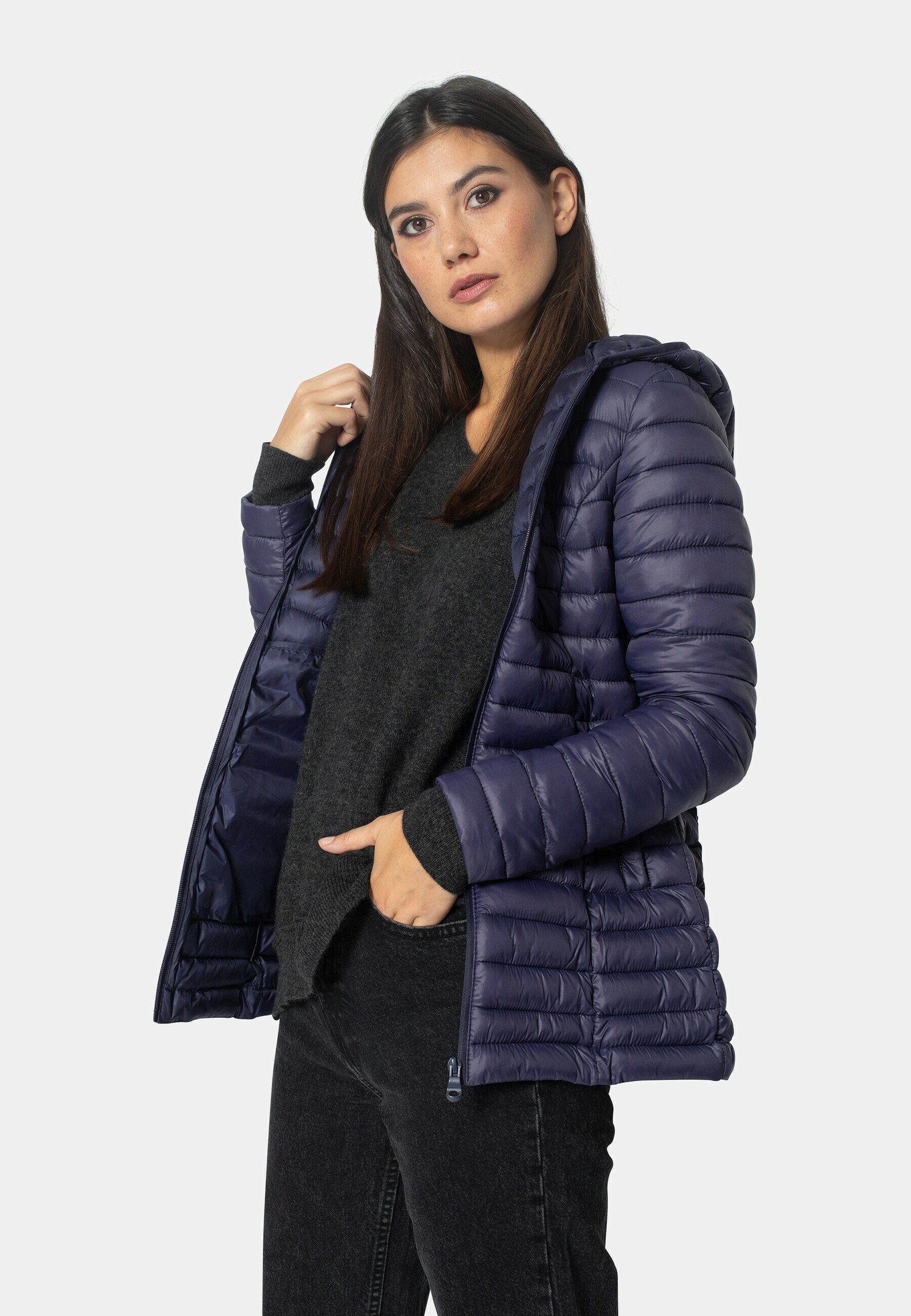 North Wood FANNY - Abrigo de invierno - navy blue/azul - Zalando.es