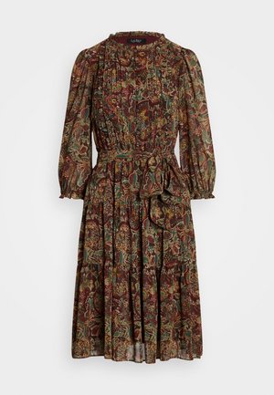 Freizeitkleid - bordeaux