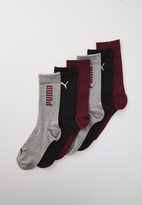 Atlasīts, burgundy/black/grey