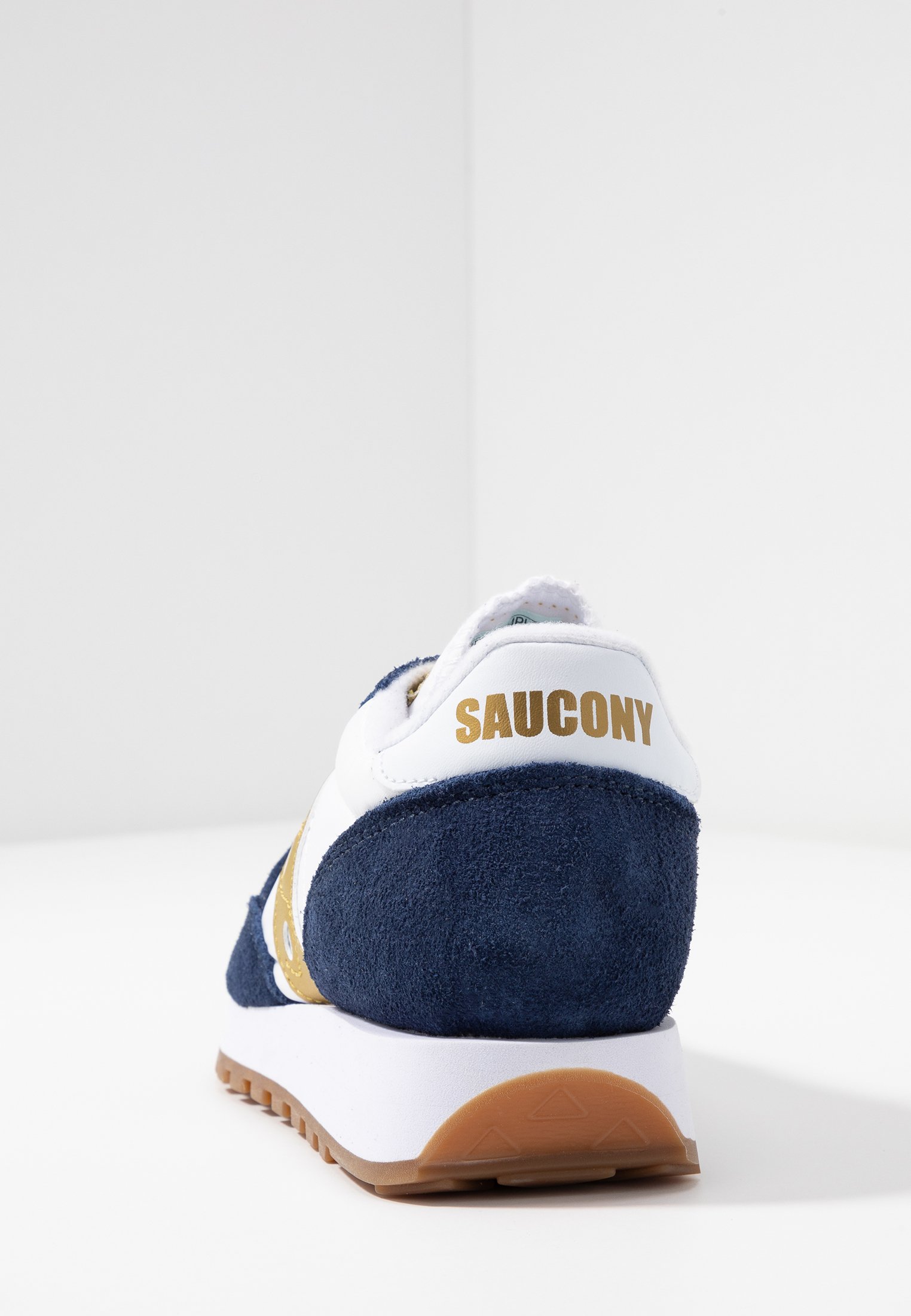 Saucony JAZZ VINTAGE - Zapatillas - white/navy/gold/blanco - Zalando.es