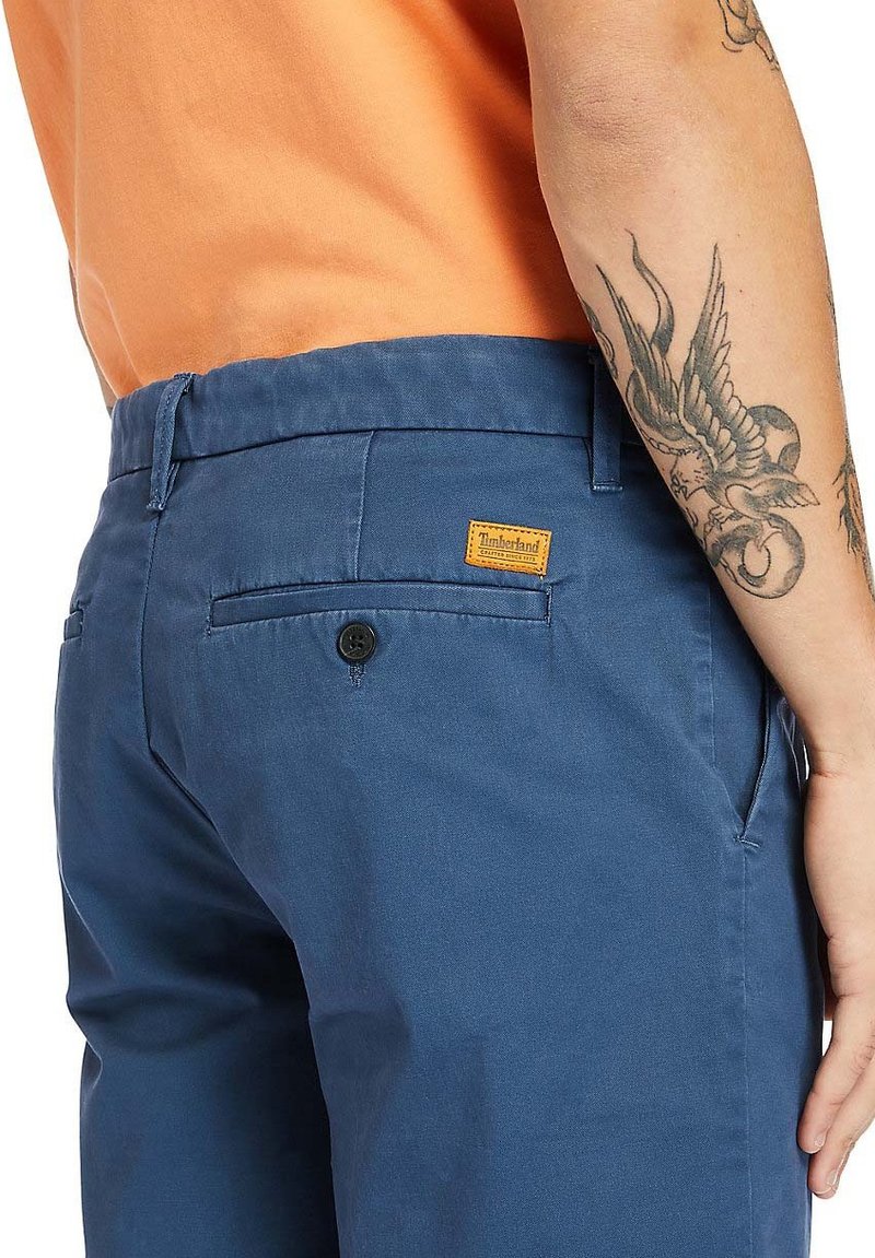 Herren Chino Shorts | Timberland SQUAM LAKE STRETCH Shorts dark denim/dunkelblau - SP55722 Herren Chino Shorts | Timberland SQUAM LAKE STRETCH Shorts dark denim/dunkelblau - SP55722