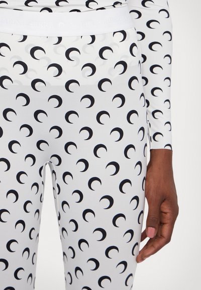 MARINE SERRE MOON  - Legging (type pantalon) - optical white